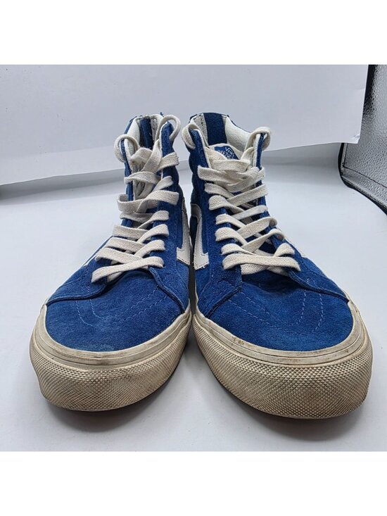 Vans Sk8-Hi Mens 5.5 Blue White Hi Top Skateboarding Shoes Scotchgard Skate main image 14